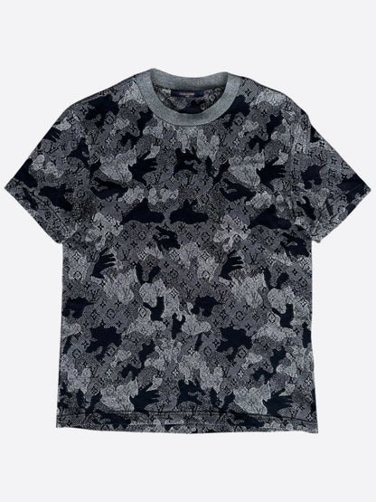 Louis Vuitton Grey Camouflage Monogram T-Shirt