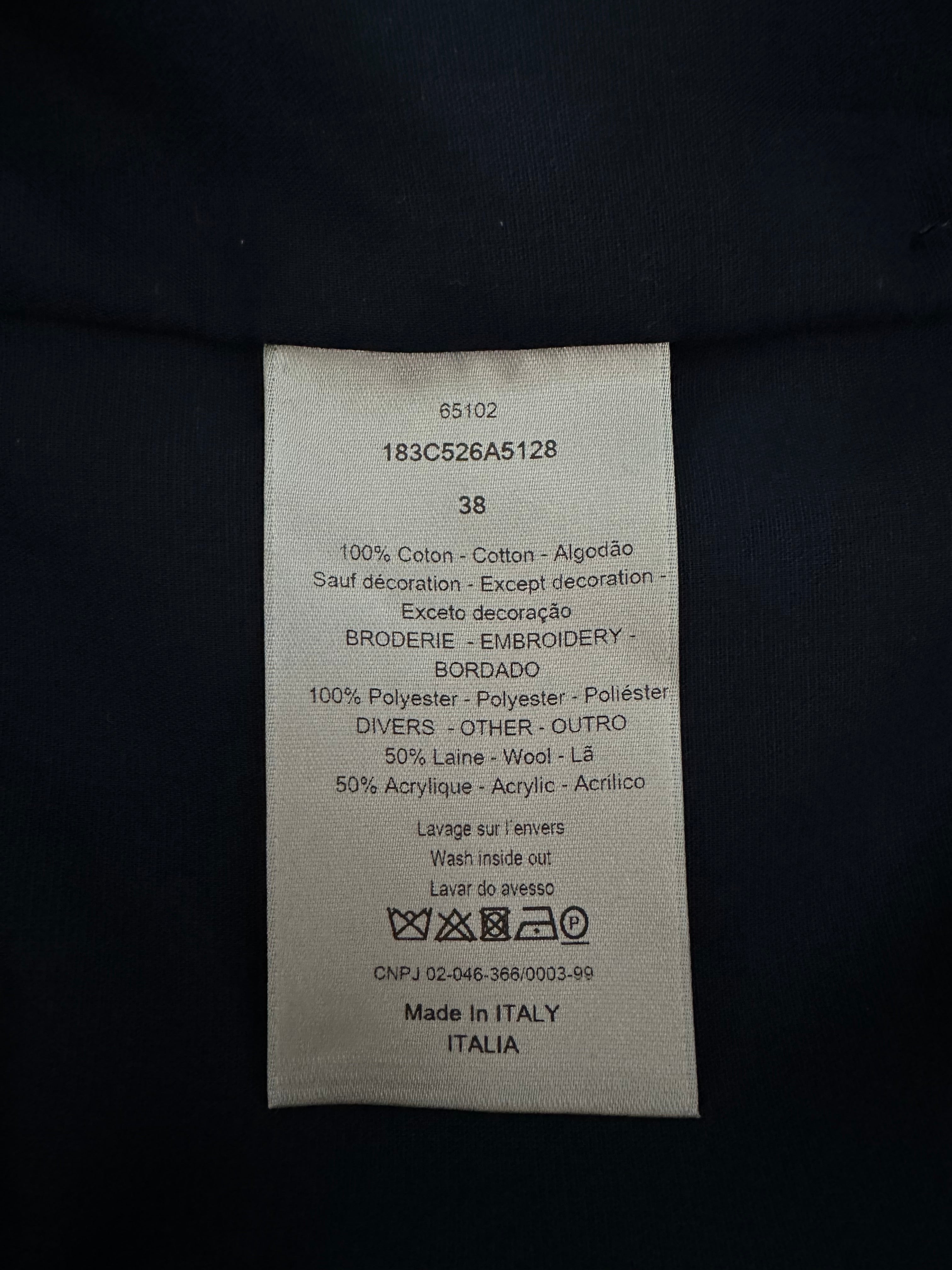 Dior Stussy Navy & Red Logo Zip Up Jacket – Savonches
