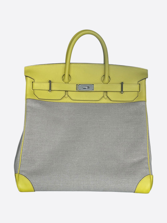 Hermes Lime Yellow Hac Birkin 50