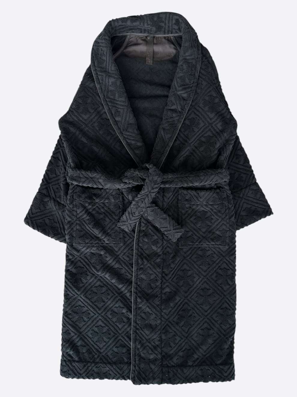 Chrome Hearts Black Cross Jacquard Robe – Savonches