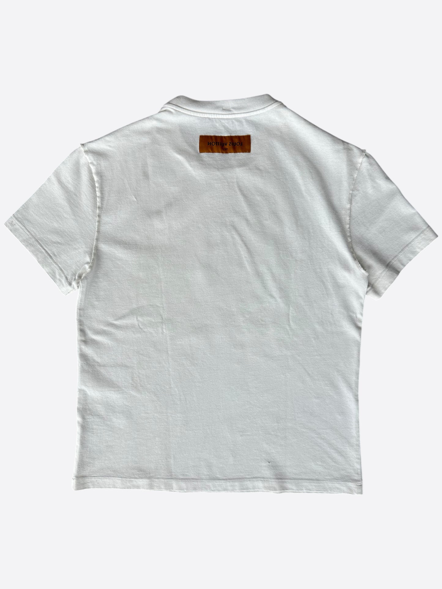 Louis Vuitton White & Green LV Spread T-Shirt