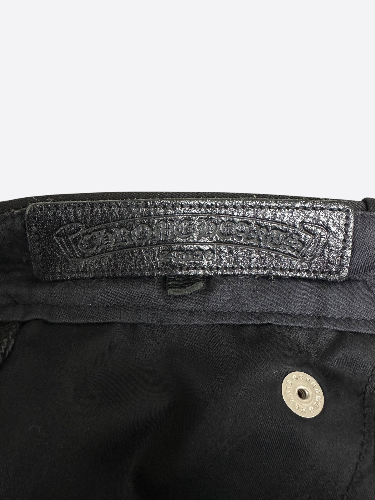 Chrome Hearts Black Carpenter Pants