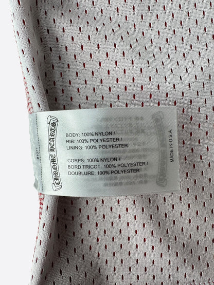 Chrome Hearts Matty Boy Red & White Team Form Reversible Mesh Jersey
