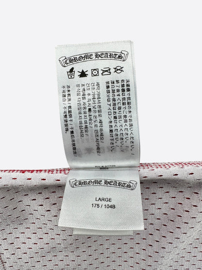 Chrome Hearts Matty Boy Red & White Team Form Reversible Mesh Jersey