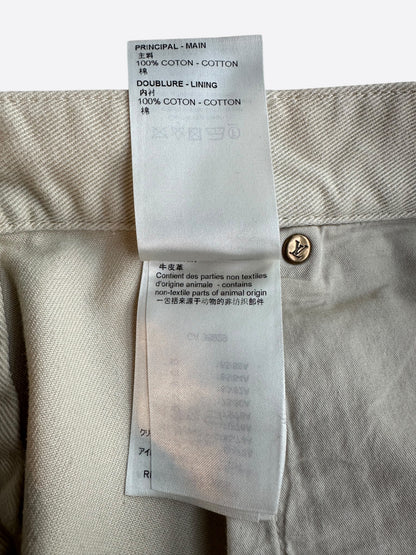 Louis Vuitton Beige Monogram Carpenter Pants