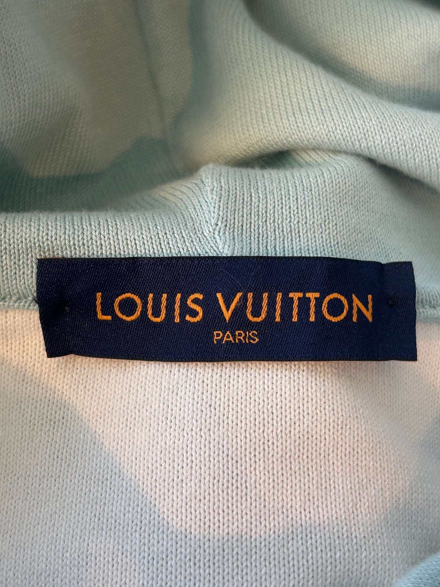 Louis Vuitton Blue & White Gradient Monogram Hoodie