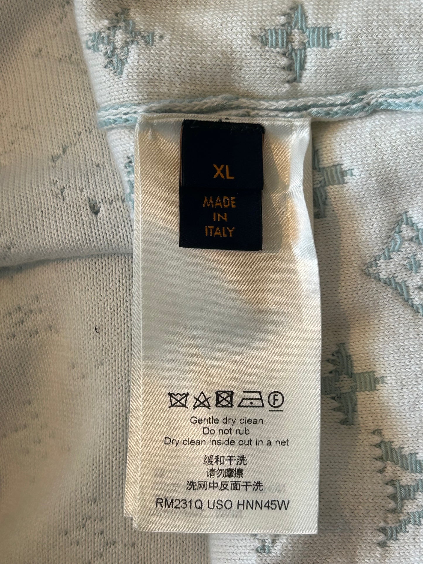 Louis Vuitton Blue & White Gradient Monogram Hoodie
