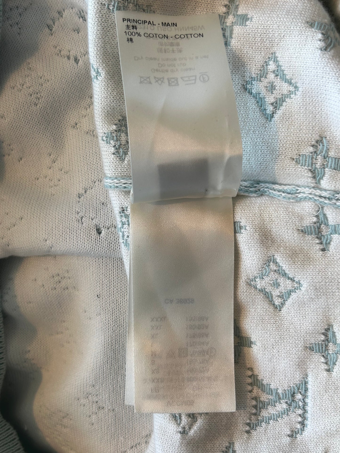 Louis Vuitton Blue & White Gradient Monogram Hoodie