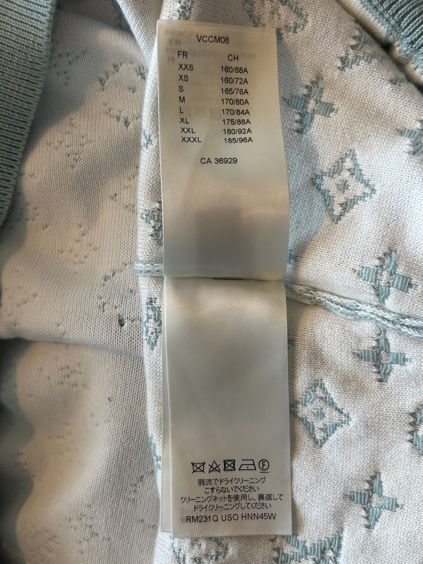 Louis Vuitton Blue & White Gradient Monogram Hoodie