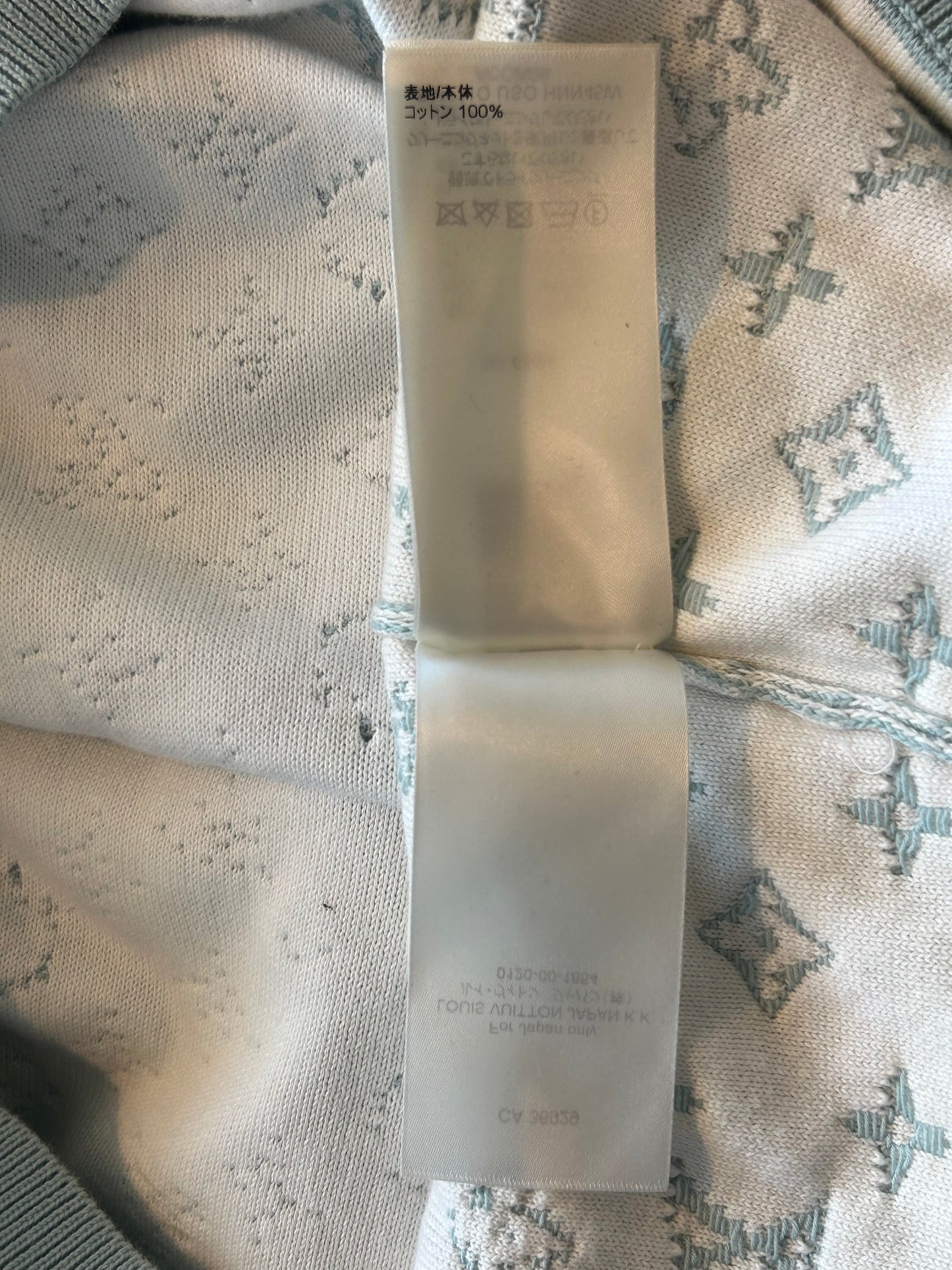 Louis Vuitton Blue & White Gradient Monogram Hoodie