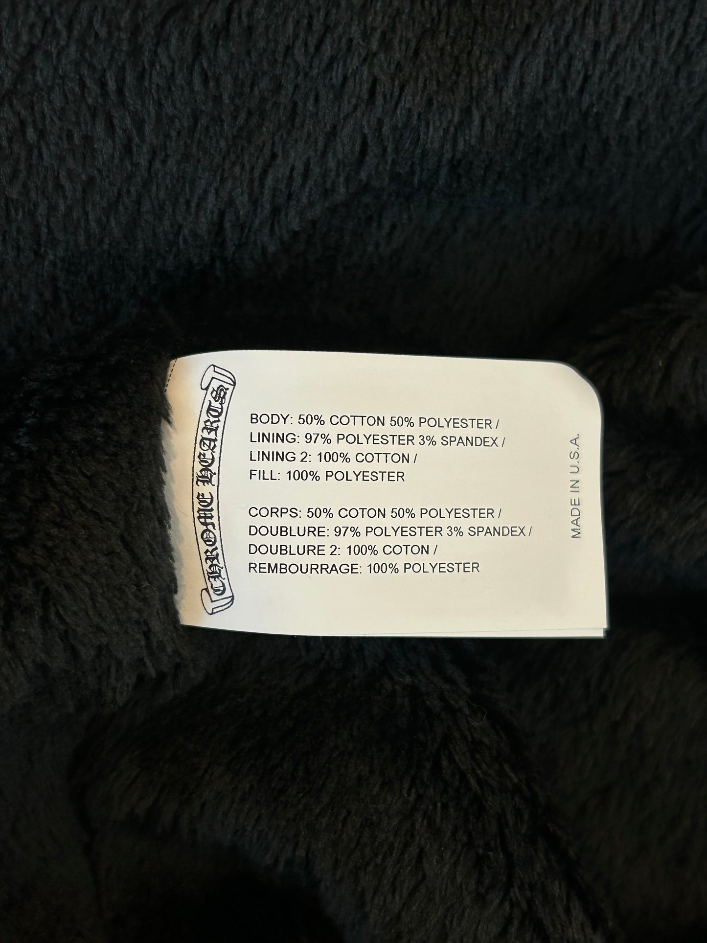 Chrome Hearts Brown & White Plaid Sherpa Jacket