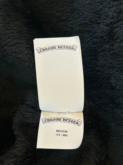 Chrome Hearts Brown & White Plaid Sherpa Jacket