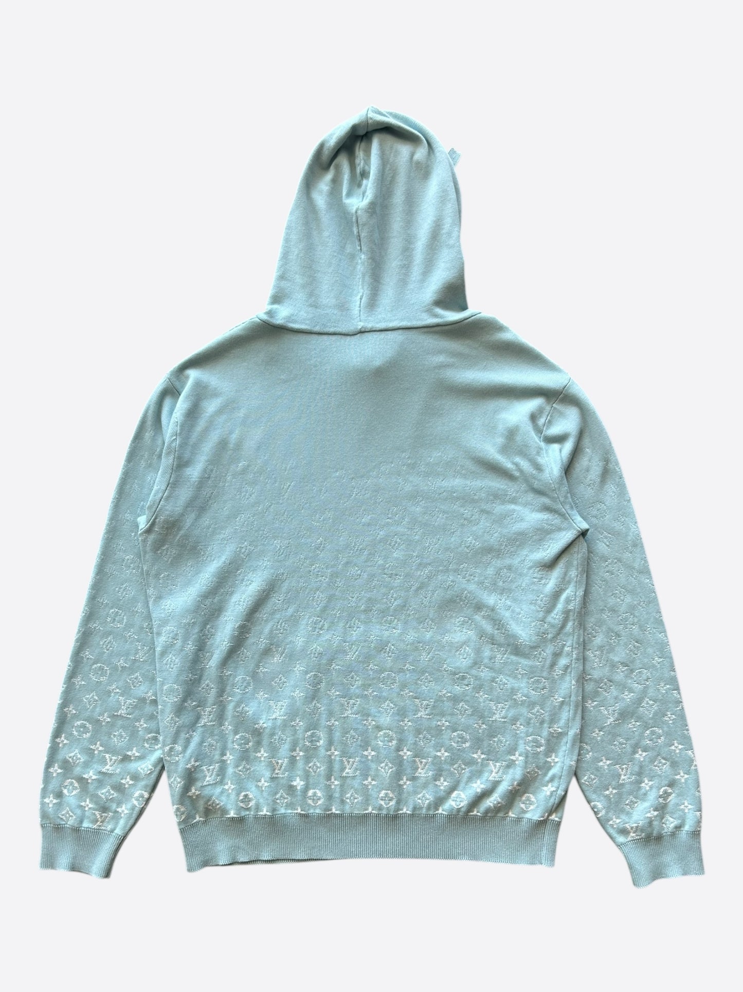 Louis Vuitton Blue & White Gradient Monogram Hoodie