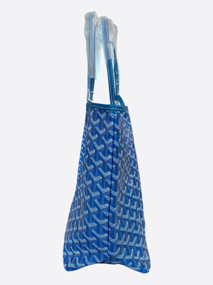 Goyard Blue St. Louis Tote Bag