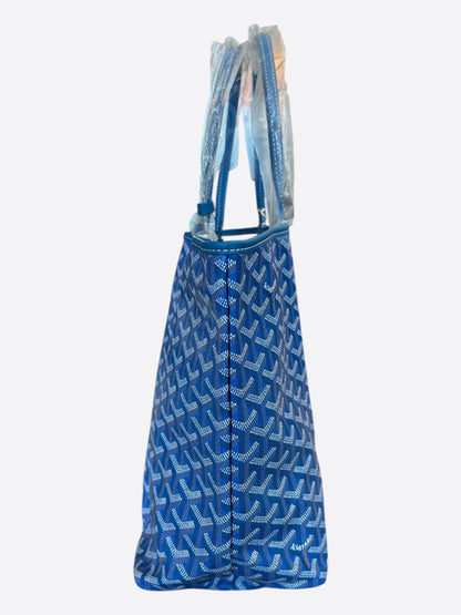 Goyard Blue St. Louis Tote Bag