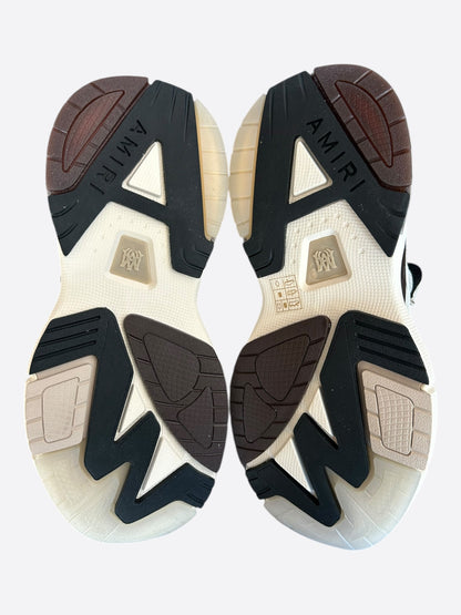 Amiri White & Brown MA Logo Runners