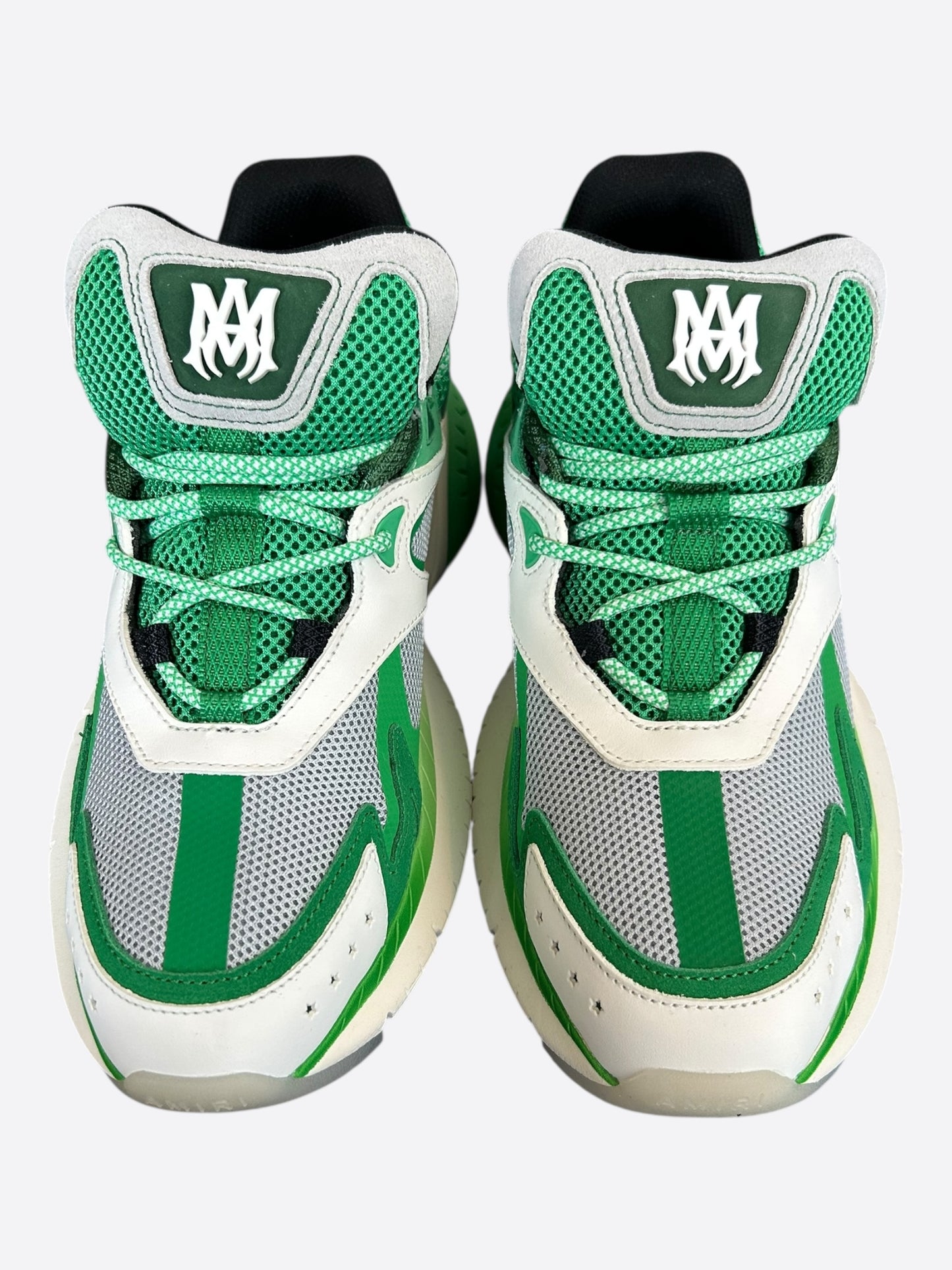 Amiri White & Green MA Logo Runners