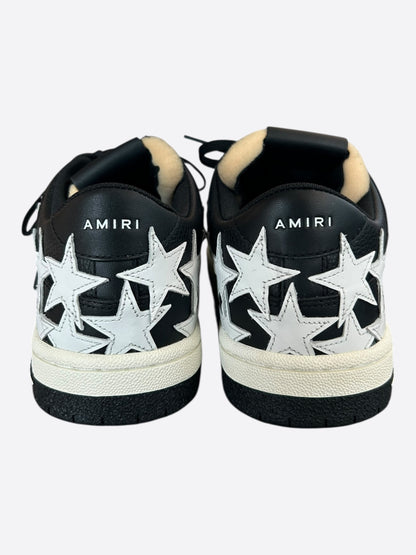 Amiri Black & White Stars Low Top Sneakers