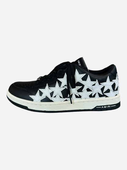 Amiri Black & White Stars Low Top Sneakers