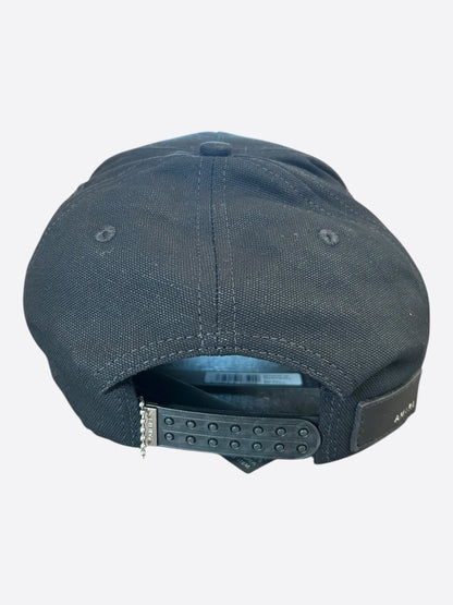 Amiri Black & Grey MA Logo Trucker Hat