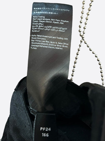 Amiri Black & Grey MA Logo Trucker Hat