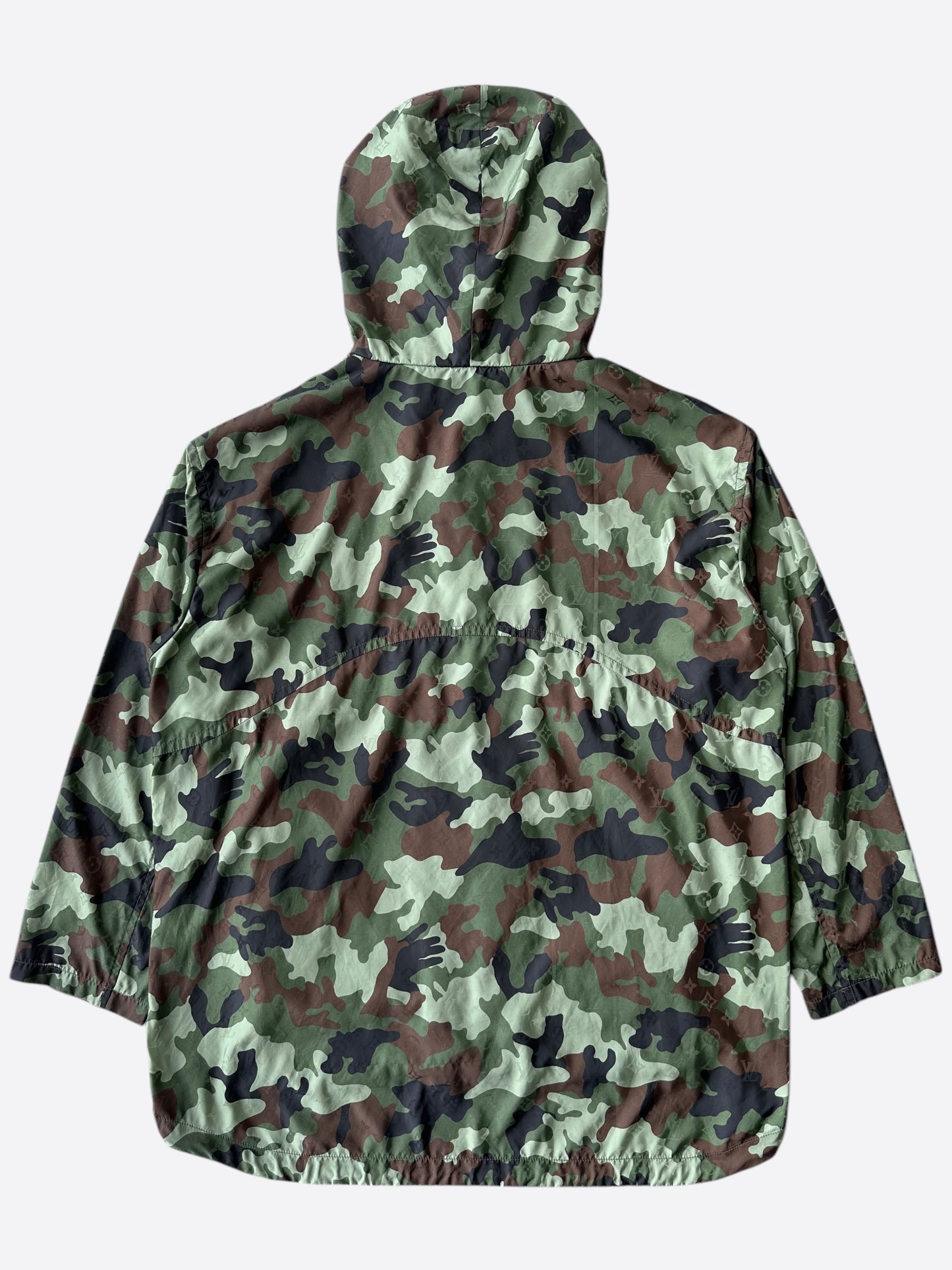 Louis Vuitton Green Camouflage Monogram Windbreaker