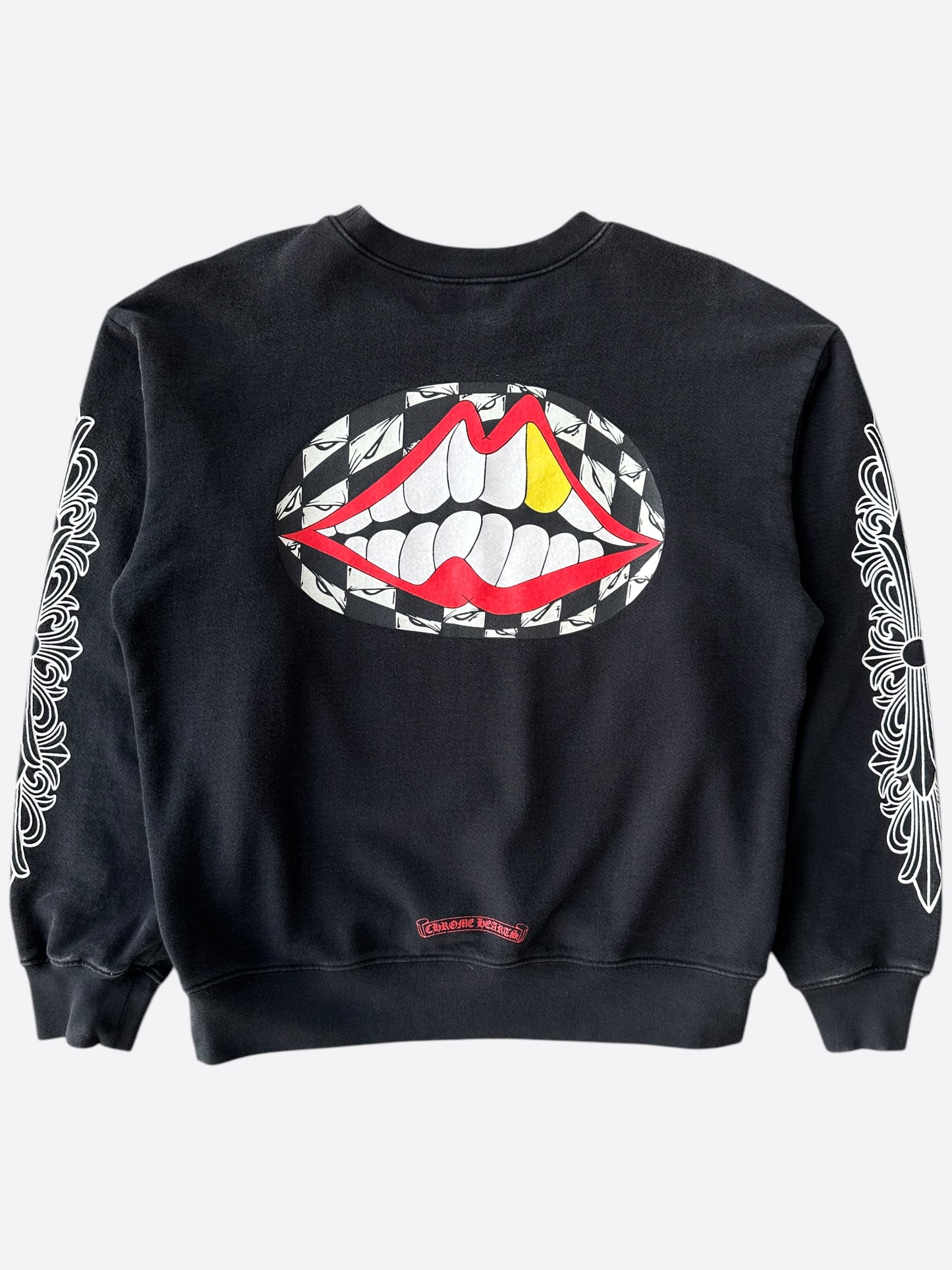 Chrome Hearts Matty Boy Black Chomper Sweater