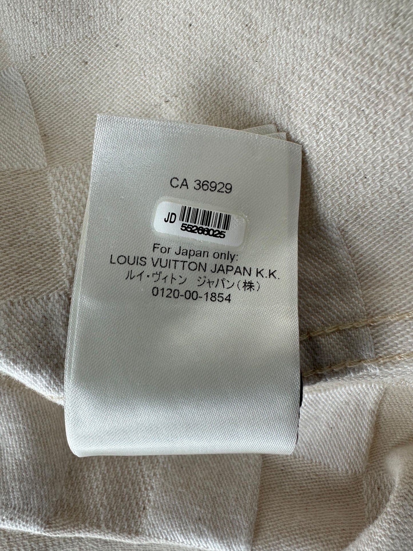 Louis Vuitton Beige Damoflage Button Up Shirt