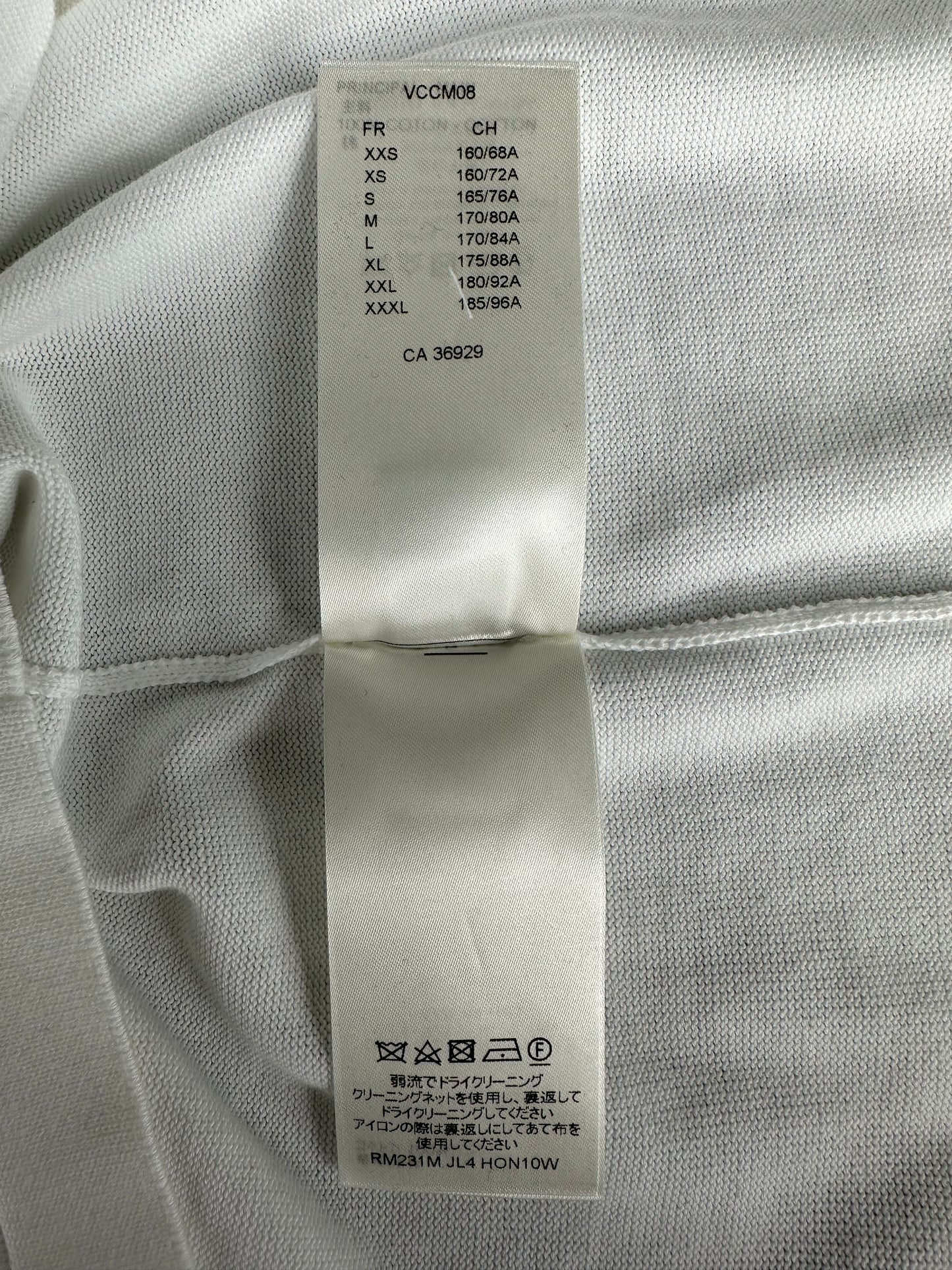 Louis Vuitton White Intarsia Graphic T-Shirt