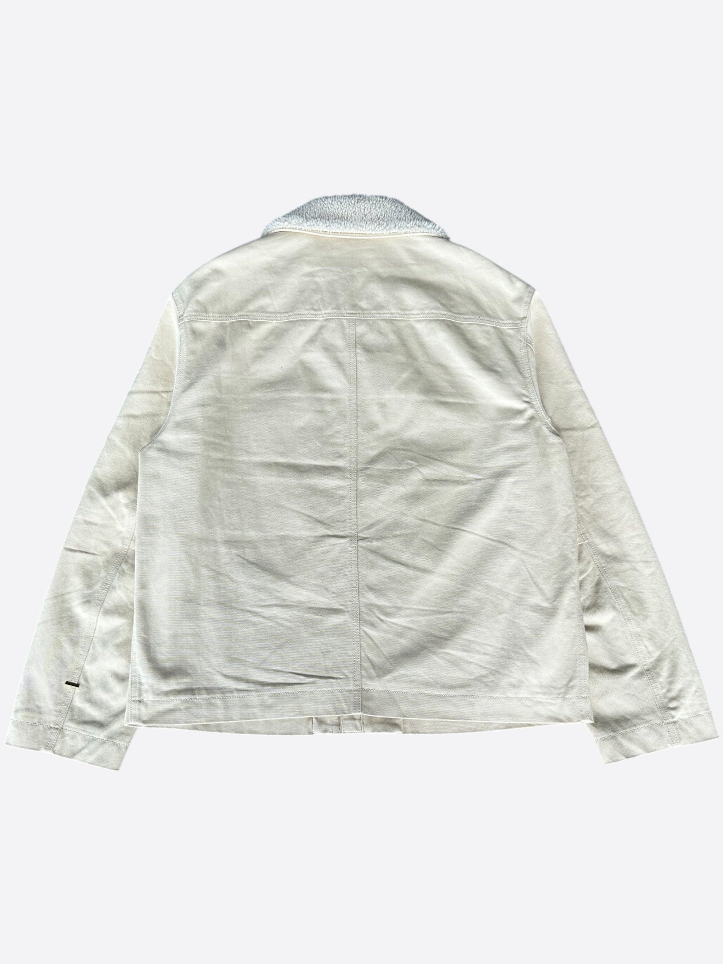 Louis Vuitton Beige Monogram Workwear Sherpa Jacket