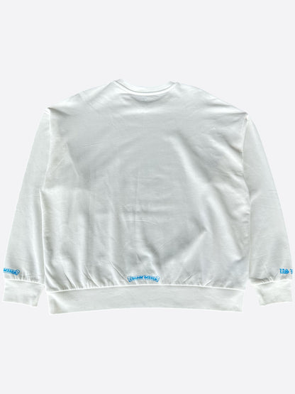 Chrome Hearts White & Blue Las Vegas Dice Sweater