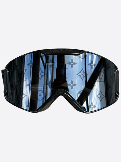 Louis Vuitton Black Monogram Tinted Ski Goggles