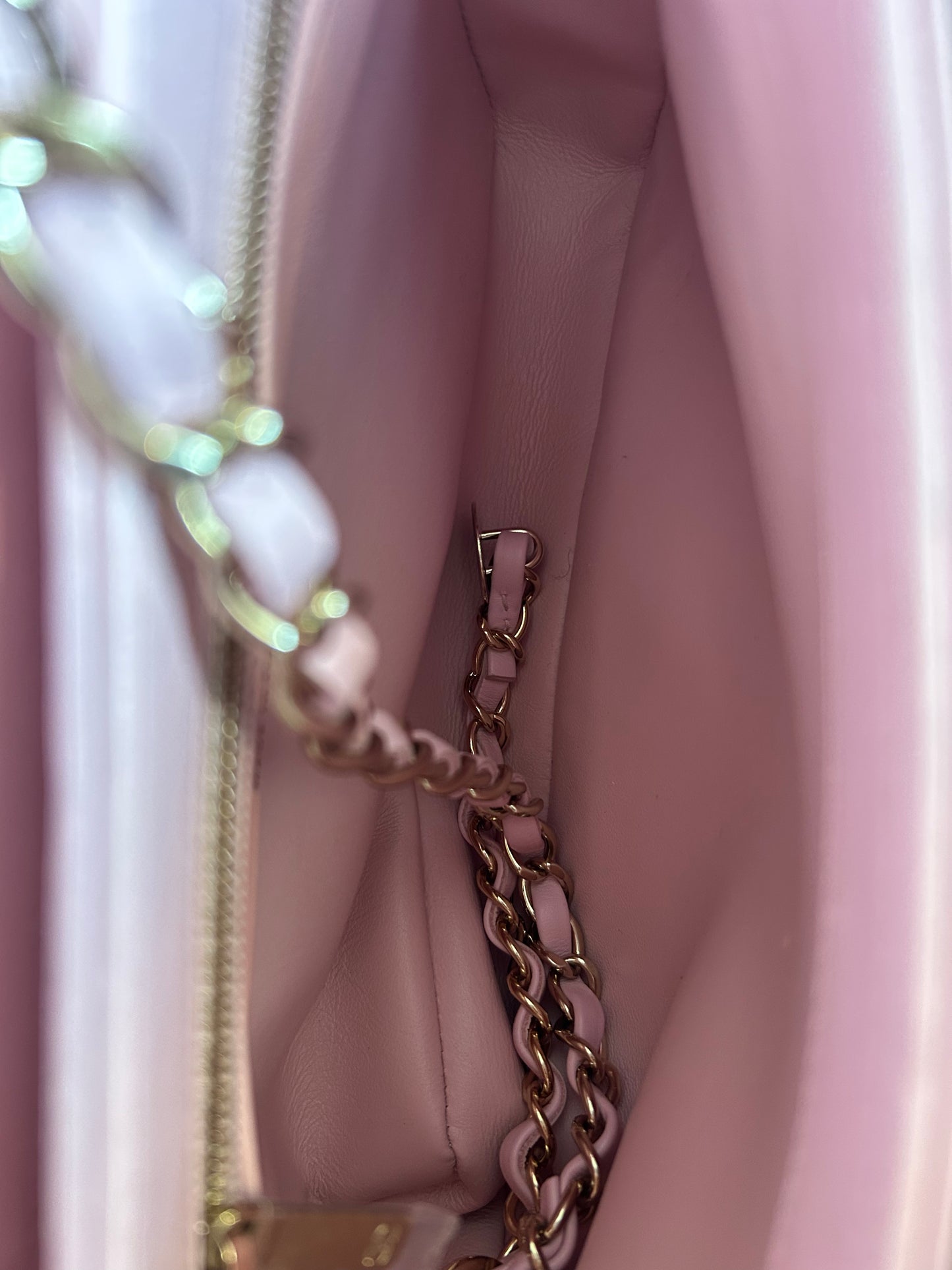 Chanel Pink Quilted Trendy CC Shoulder Bag