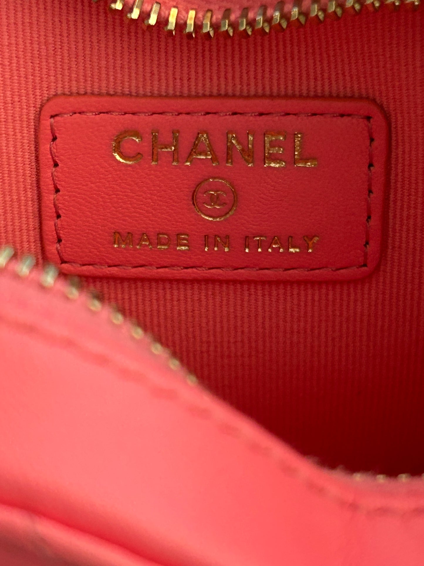 Chanel Pink Quilted Mini Heart Bag