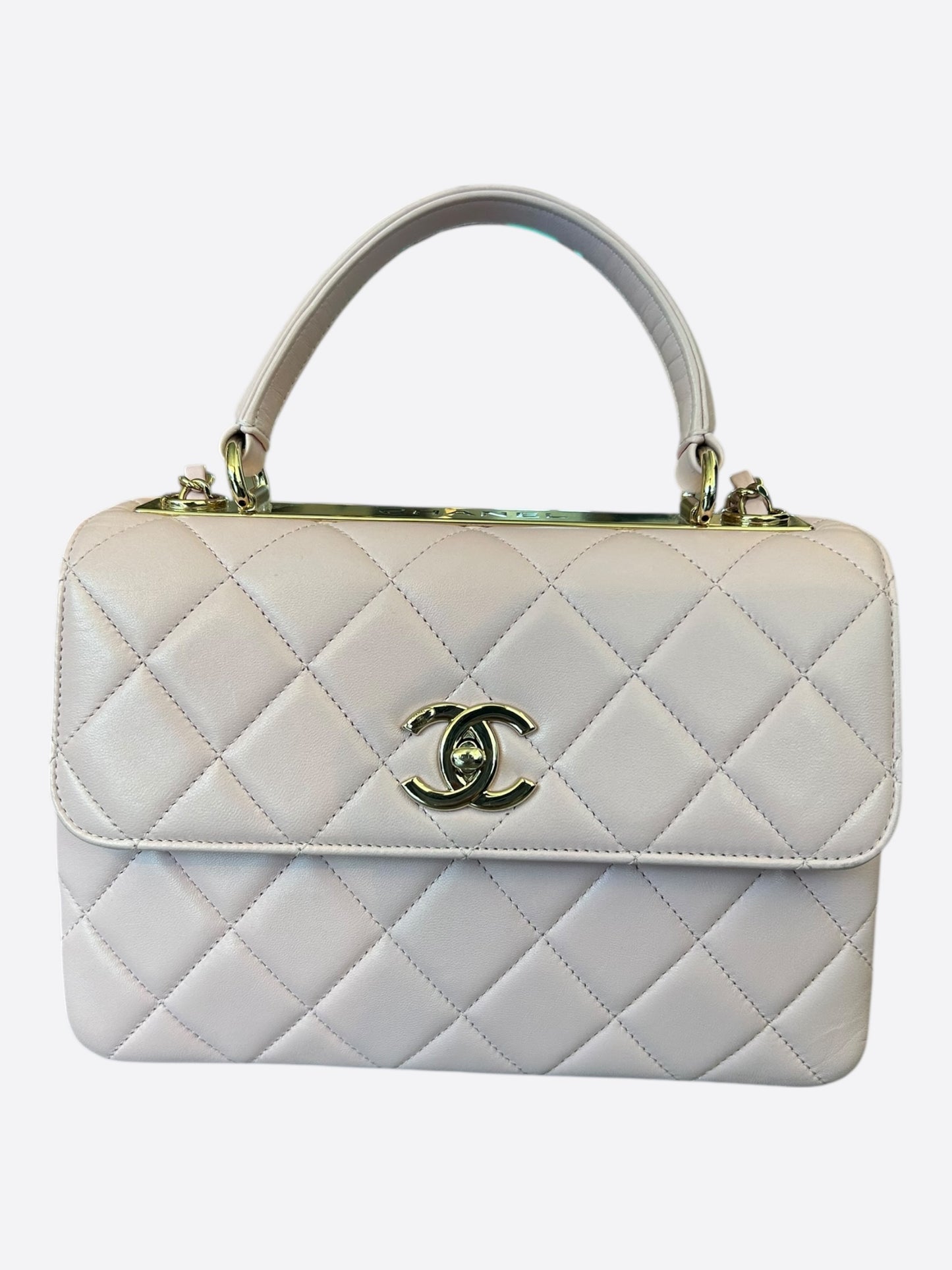 Chanel Pink Quilted Trendy CC Shoulder Bag