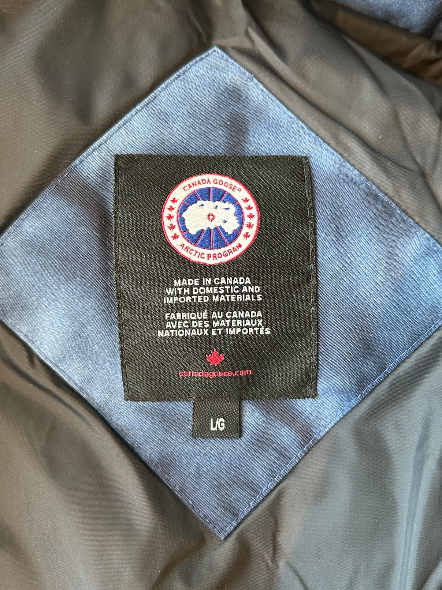 Canada Goose Blue Abstract Wyndham Men's Jacket
