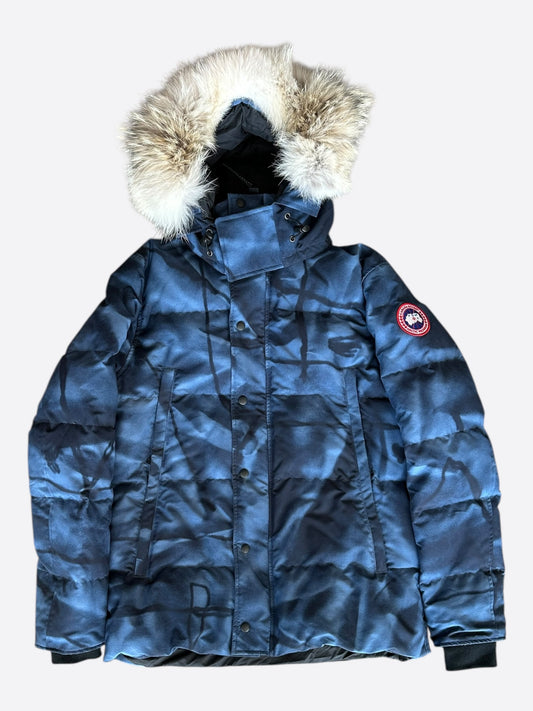 Canada Goose Blue Abstract Wyndham Men's Jacket
