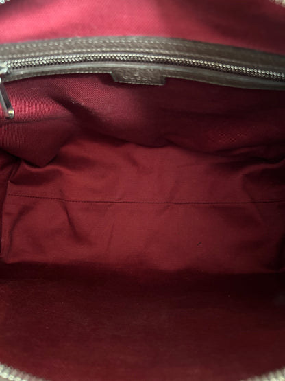 Gucci Beige & Brown GG Monogram Large Tote Bag