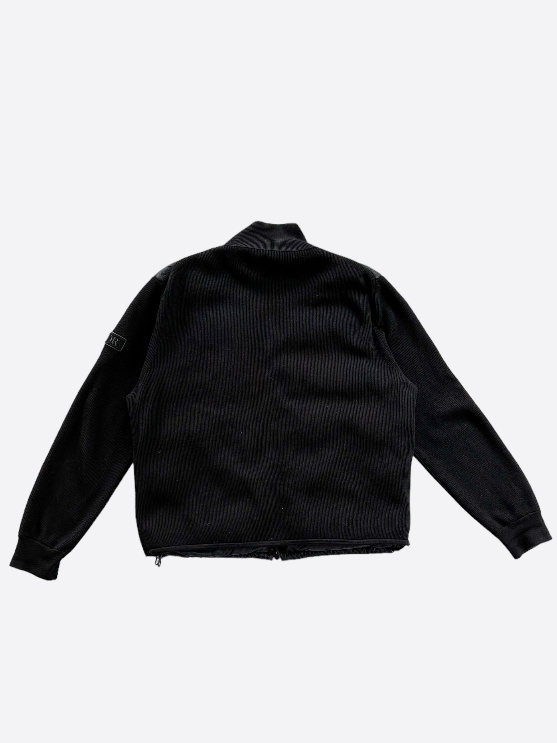 Dior Oblique Jacket Black Wool Knit