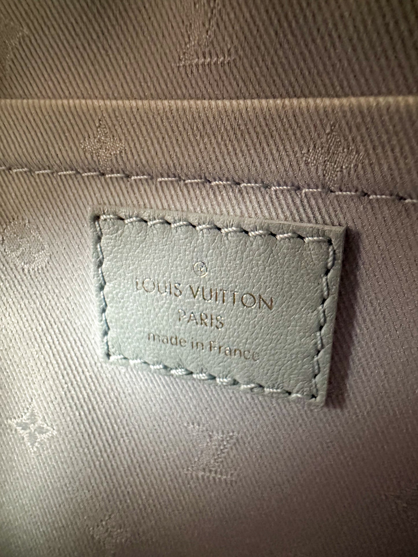 Louis Vuitton Blue Glacier Monogram Alma BB