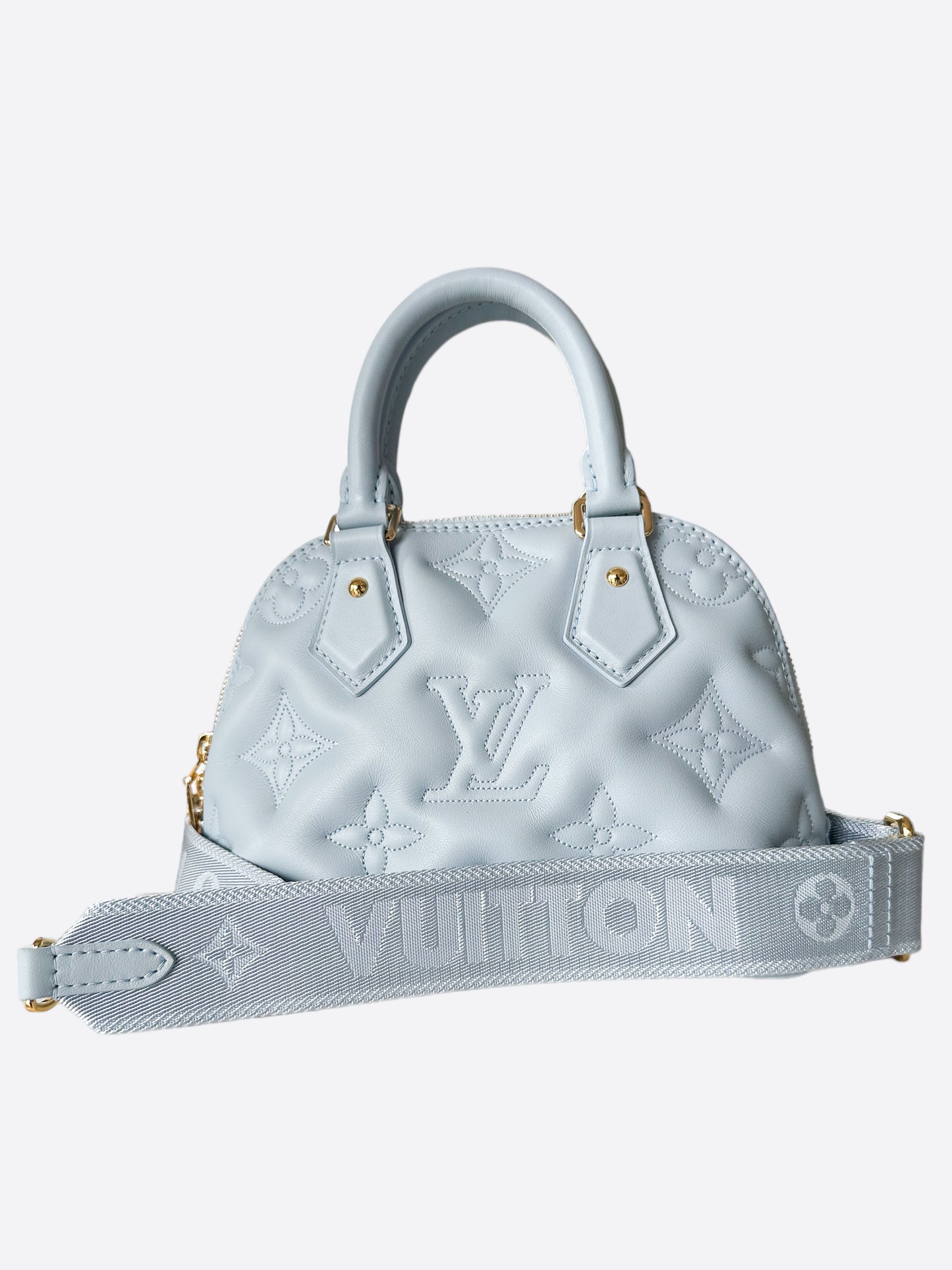 Louis Vuitton Blue Glacier Monogram Alma BB