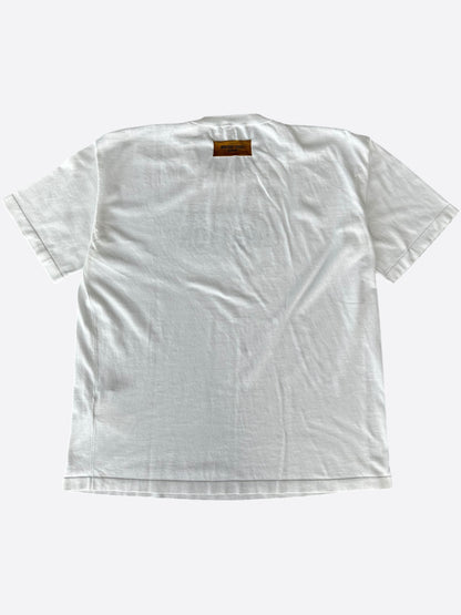 Louis Vuitton White & Green Vuitton Intarsia T-Shirt
