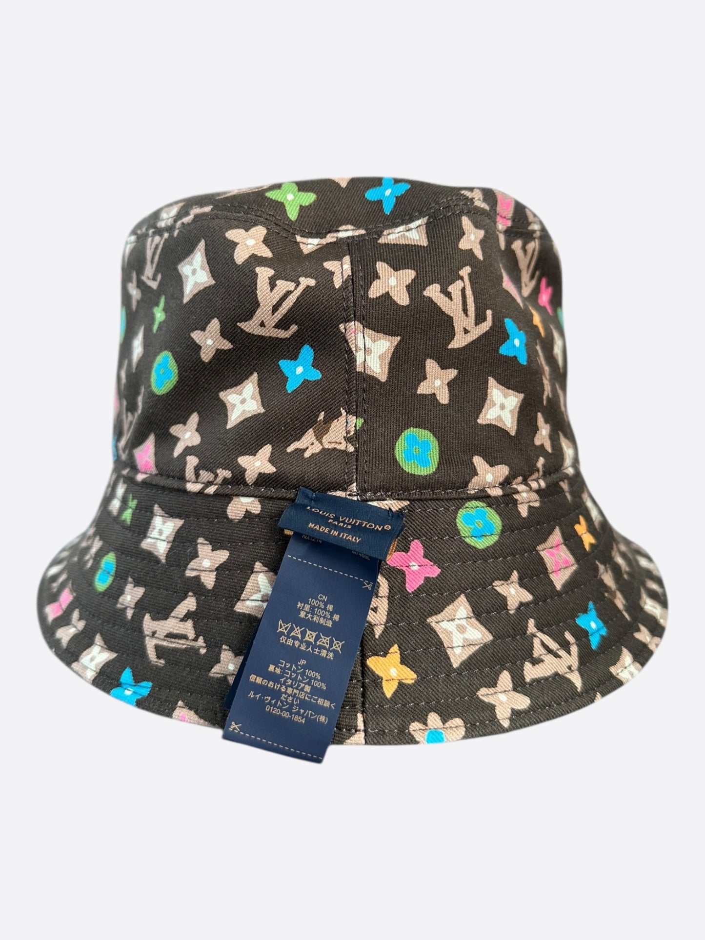 Louis Vuitton Tyler The Creator Brown & Multicolor Monogram Reversible Bucket Hat