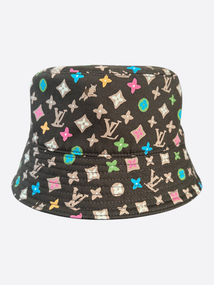 Louis Vuitton Tyler The Creator Brown & Multicolor Monogram Reversible Bucket Hat