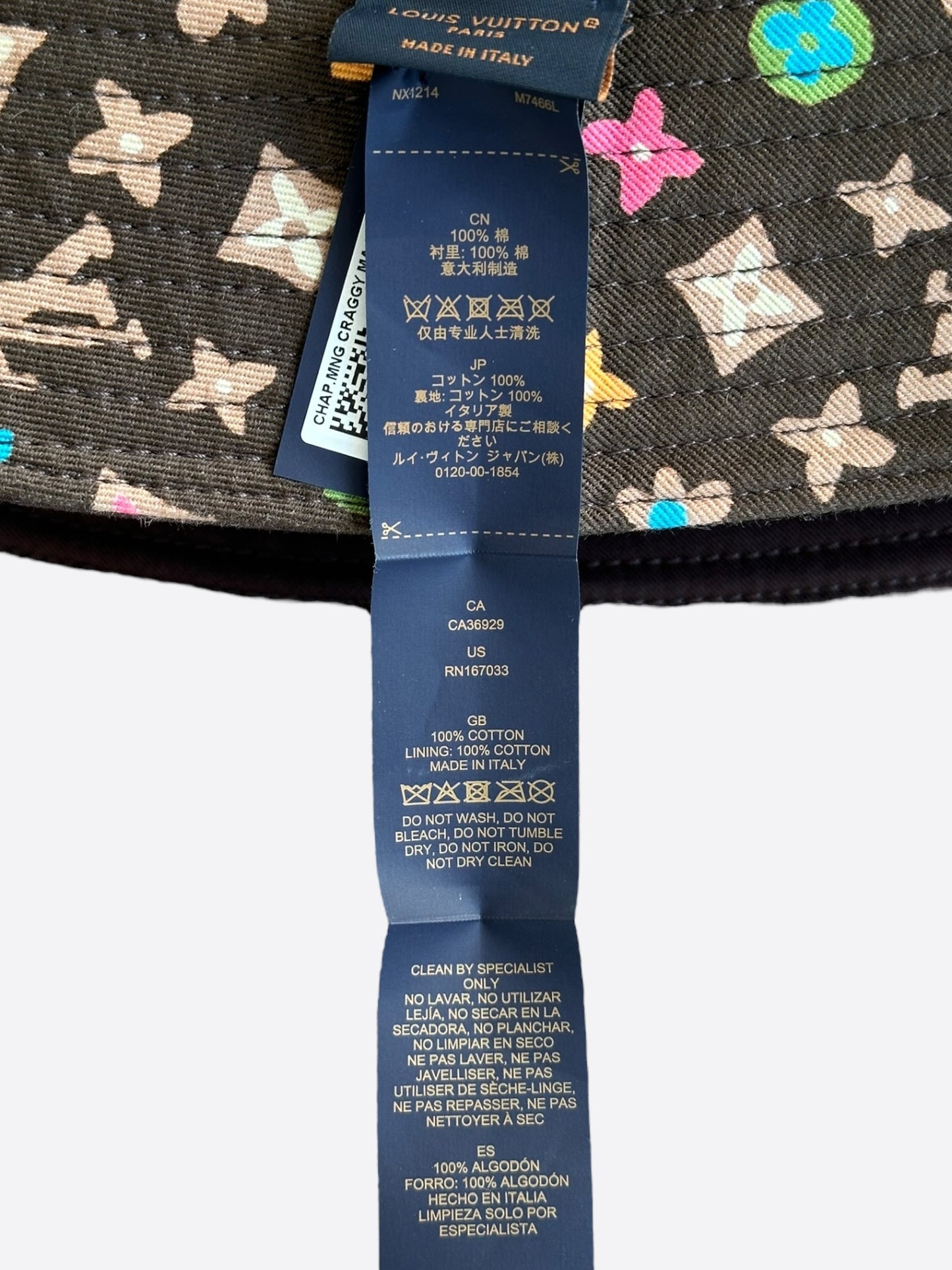 Louis Vuitton Tyler The Creator Brown & Multicolor Monogram Reversible Bucket Hat