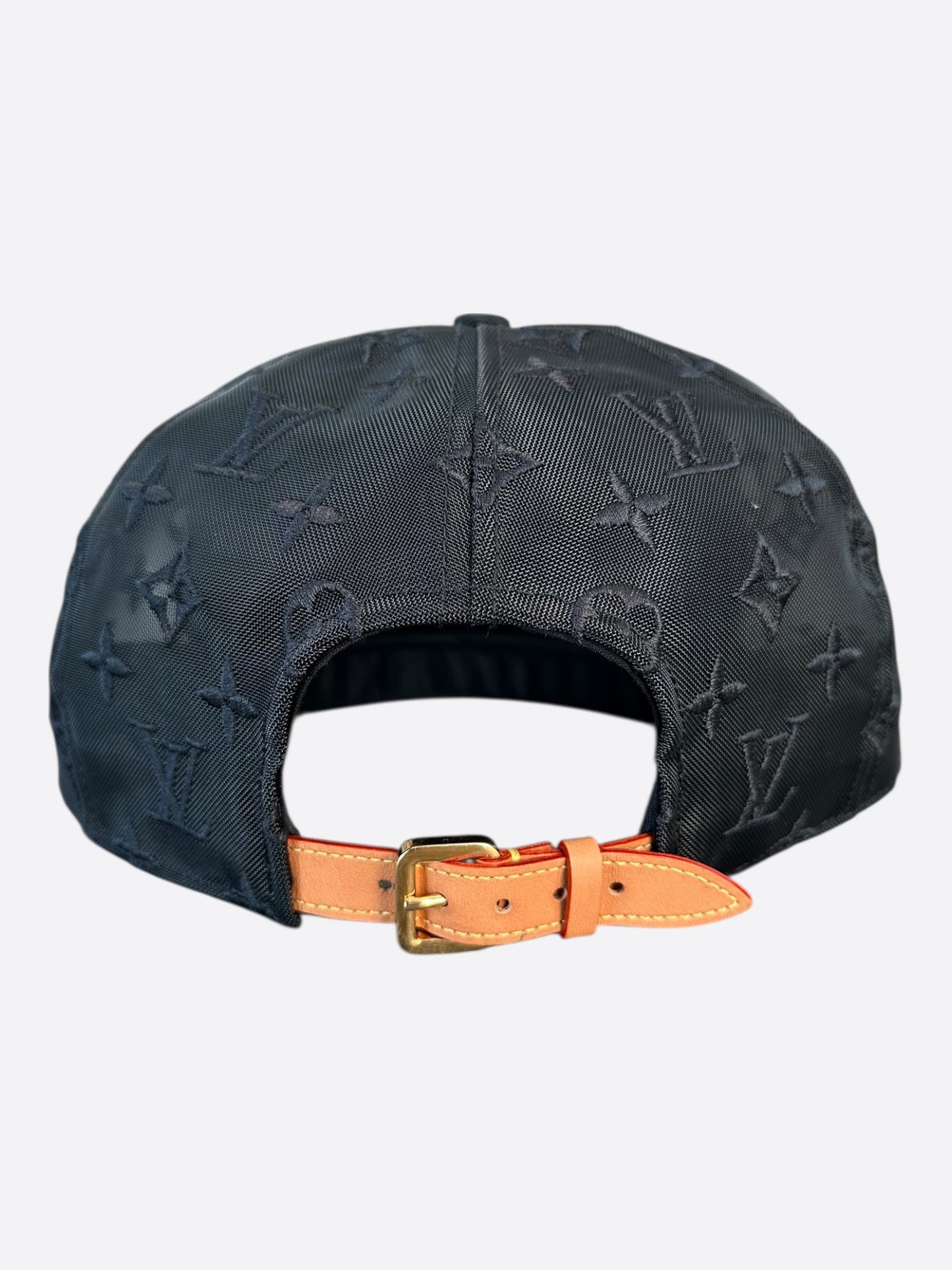 Louis Vuitton Black & Green Tourist Vs. Purist Monogram Hat