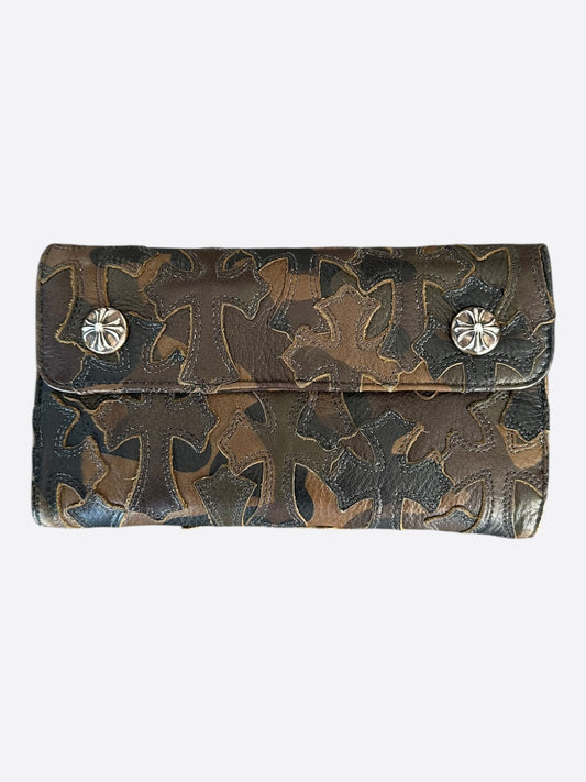 Chrome Hearts Camouflage Cross Patch Wallet