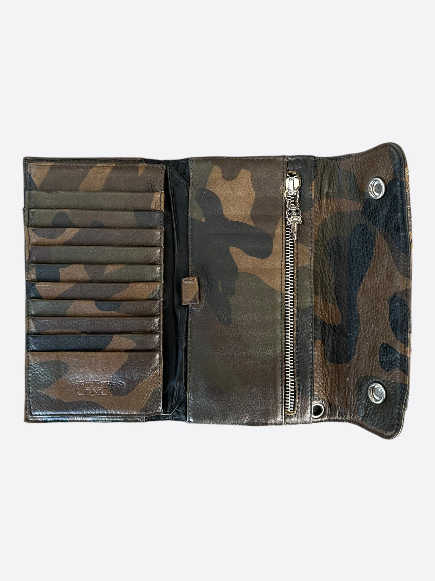 Chrome Hearts Camouflage Cross Patch Wallet
