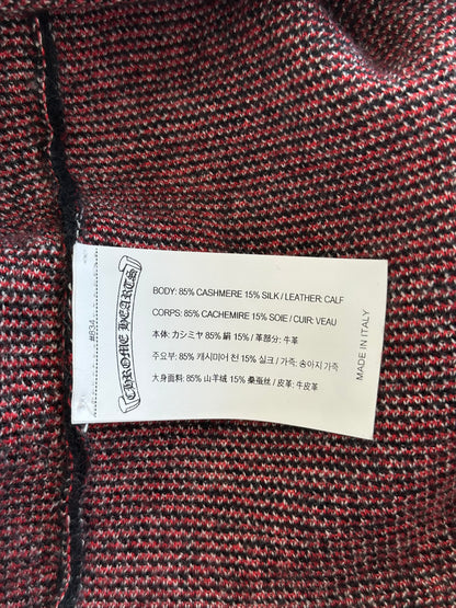 Chrome Hearts Matty Boy Black & Red Chomper Cashmere Sweater