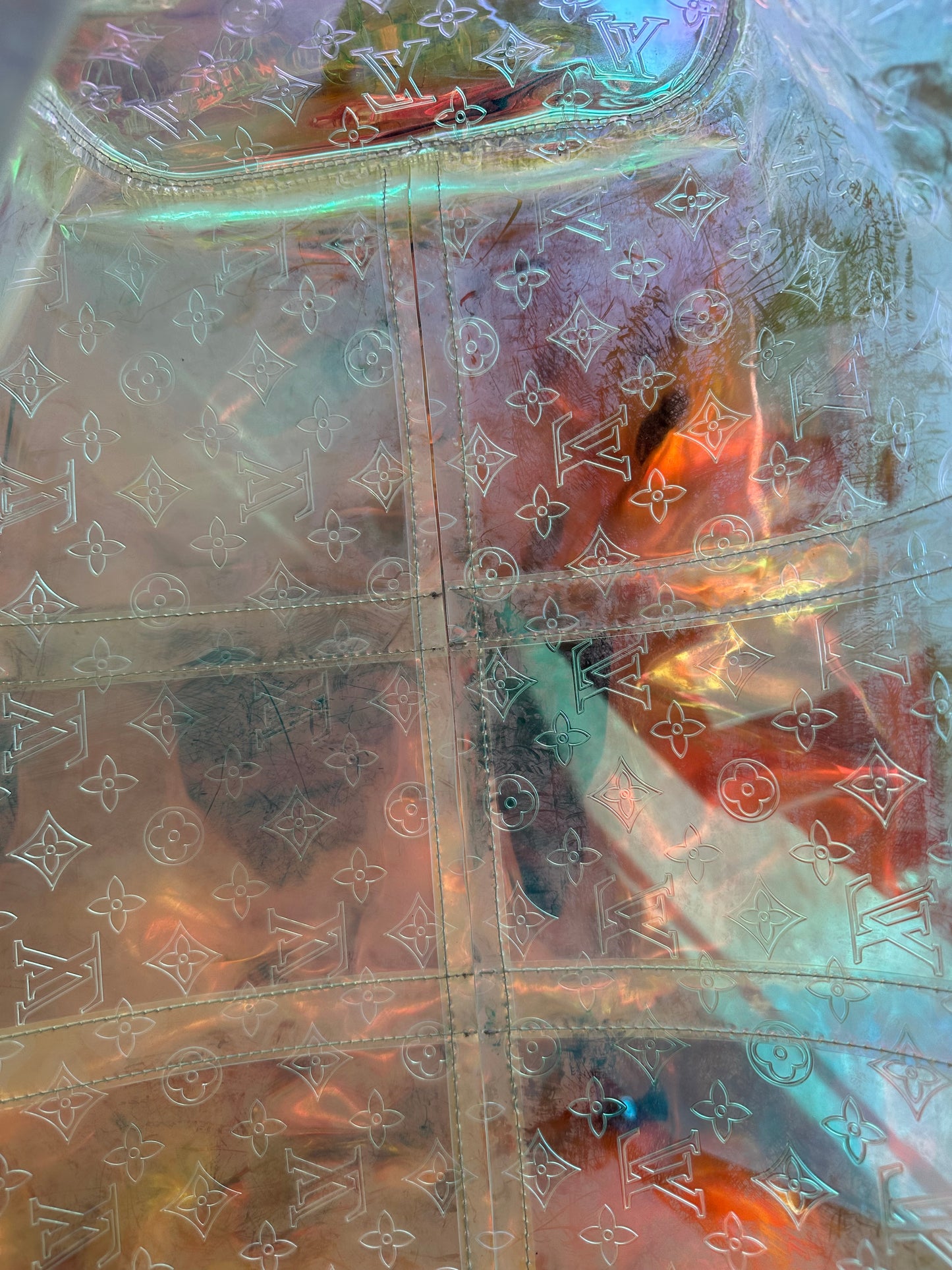 Louis Vuitton Multicolor Prism Monogram Keepall 50